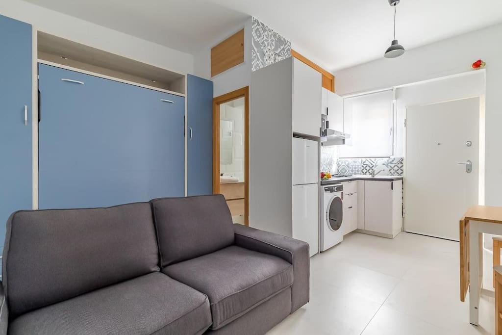 Estudio Acogedor En Zona Norte Madrid Bagian luar foto