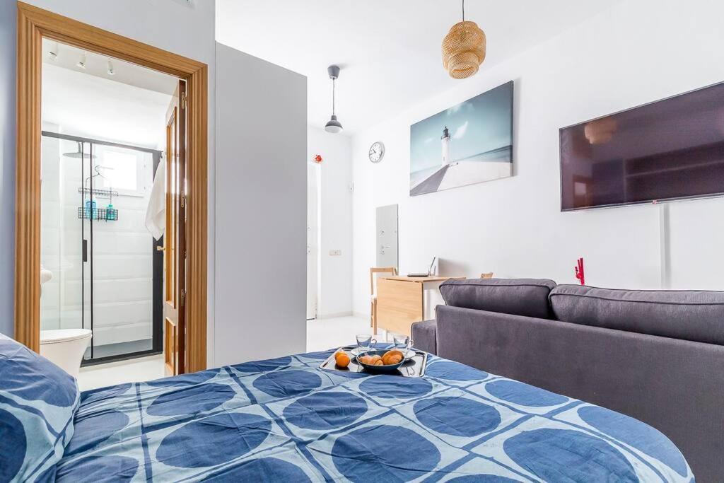 Estudio Acogedor En Zona Norte Madrid Bagian luar foto