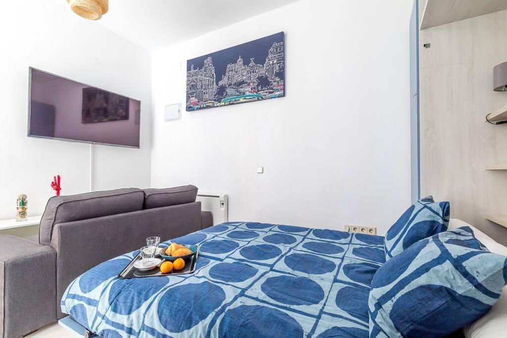 Estudio Acogedor En Zona Norte Madrid Bagian luar foto