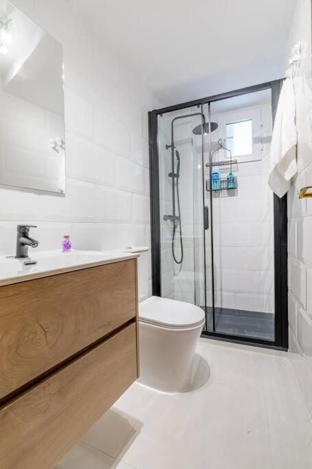 Estudio Acogedor En Zona Norte Madrid Bagian luar foto